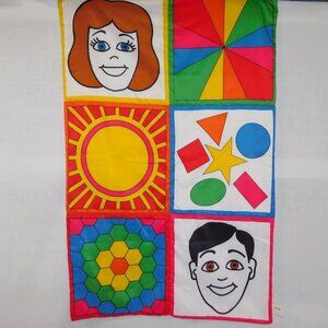 VTG Lamaze Tummy Time Baby mat Infant Developmental Colorful Black White